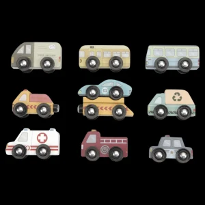 Little Dutch Railway Collection - Vehicles Set