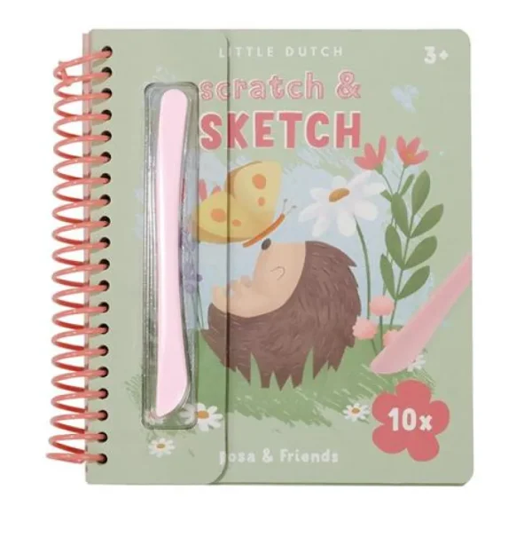 Little Dutch Scratch & Sketch - Rosa & Friends