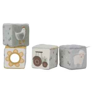 Little Dutch Soft Cubes Set - Little Farm