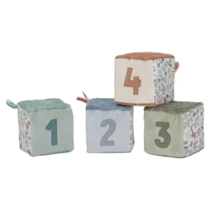 Little Dutch Soft Cubes Set - Forest Friends