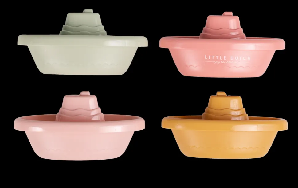 little_dutch_stackable_ba_2.webp Little Dutch Stackable Bath Boats - Pink