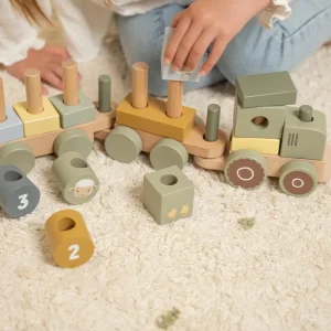 Little Dutch Stacking Train Tractor - Little Farm