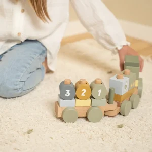 Little Dutch Stacking Train Tractor - Little Farm