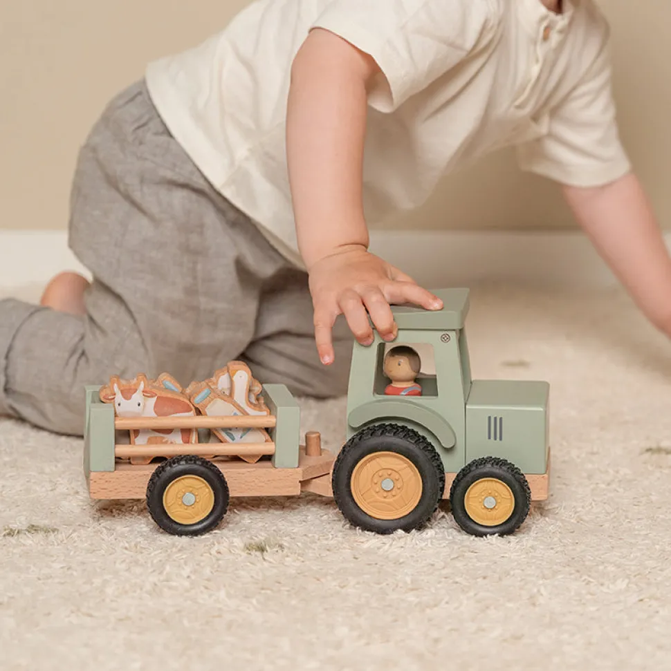 little_dutch_tractor_with_1.webp Little Dutch Tractor with Trailer - Little Farm