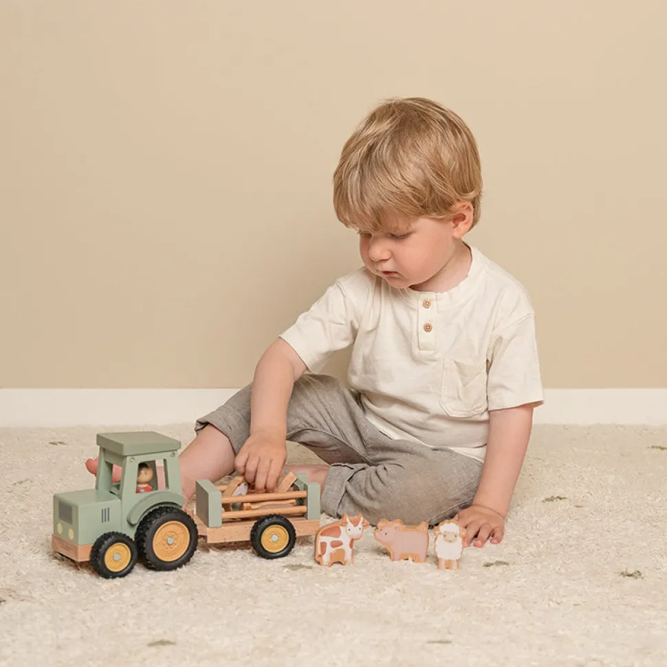 little_dutch_tractor_with_2.webp Little Dutch Tractor with Trailer - Little Farm