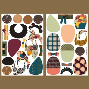 Ma Cabane à Rêves - African Dolls Magnets