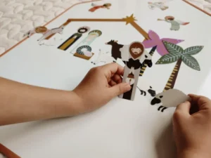 Ma Cabane A Reves - LA CRECHE DE NOEL Magnets
