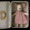 Maileg Angel Mouse in Suitcase, Little Sister