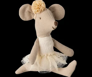 Maileg Ballerina Mouse - Little Sister, Off-White