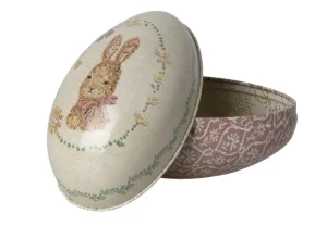 Maileg Easter Egg Metal Tins (x2) - Pink