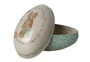 Maileg Easter Egg Metal Tins (x2) - Green
