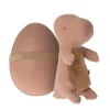 Maileg Gantosaurus in Egg - Small, Old Rose