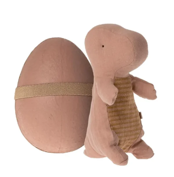Maileg Gantosaurus in Egg - Small, Old Rose