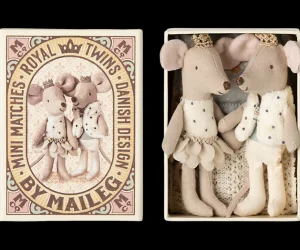 Maileg Royal Twins Mice - Little Sister and Brother