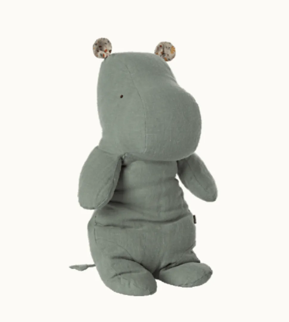 maileg_safari_hippo__medi_0.webp Maileg Safari Hippo - Medium, Chinos Green