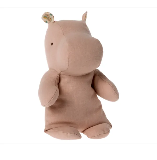 Maileg Safari Hippo - Small, Soft Rose