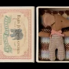 Maileg Sleepy Wakey Baby Mouse in Matchbox - Rose