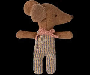 Maileg Sleepy Wakey Baby Mouse in Matchbox - Rose