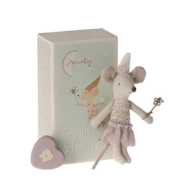 Maileg Tooth Fairy Mouse in Matchbox - Little Sister