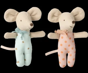 Maileg Twins, Baby Mice in Matchbox