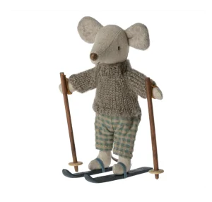 Maileg Winter Mouse - Big Brother with Ski's