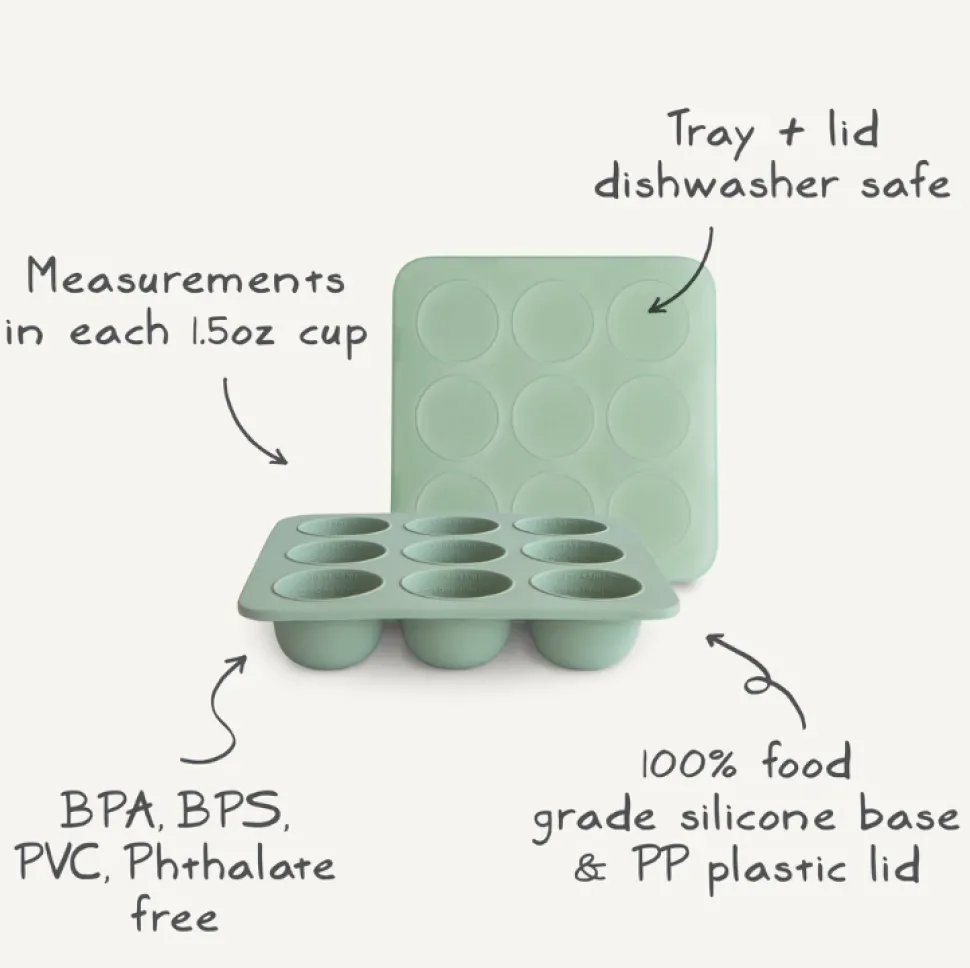mushie_baby_food_freezer__4.webp Mushie Baby Food Freezer Tray - Cambridge Blue
