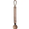 Mushie Fabric Pacifier Clip - Natural