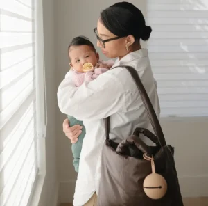 Mushie Pacifier Case - Shifting Sand