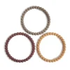 Mushie Pearl Teether Bracelets - Berry / Marigold / Khaki