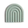 Mushie Rainbow Teether - Cambridge Blue