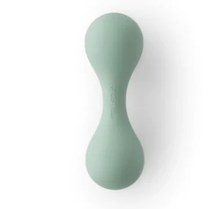 Mushie Rattle Toy - Cambridge Blue