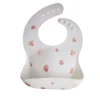 Mushie Silicone Bib - Light Shells