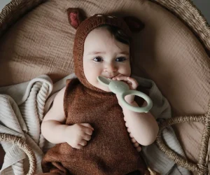 Mushie Silicone Bunny Teether