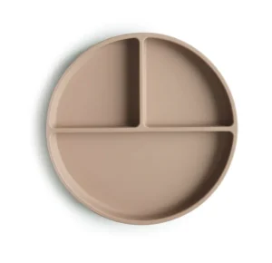 Mushie Silicone Suction Plate - Natural