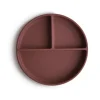 Mushie Silicone Suction Plate - Woodchuck