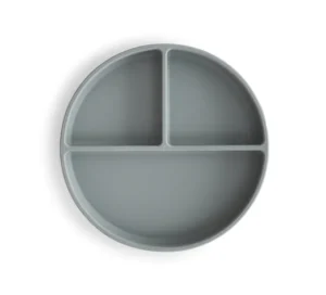Mushie Silicone Suction Plate - Stone