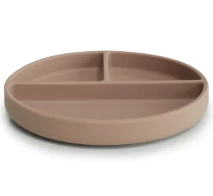 Mushie Silicone Suction Plate - Natural
