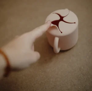 Mushie Snack Cup - Blush