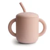 Mushie Training Cup and Straw - Blush
