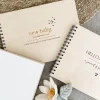 New Baby Noun Wooden Baby Journal