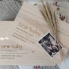 New Baby Wooden Baby Box - Large