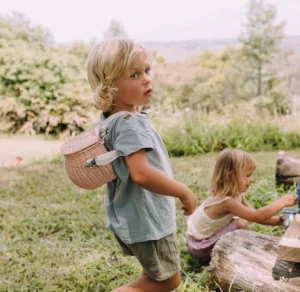 Olli Ella Mini Chari Bag - Rose