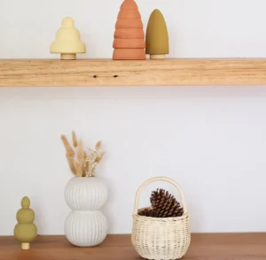 Olli Ella Rattan Berry Basket - Straw
