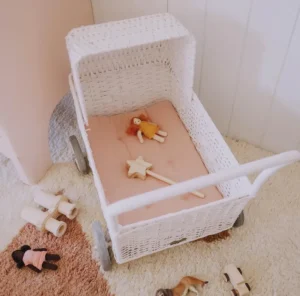 Olli Ella Strolley Mattress - Seashell Pink