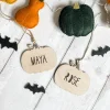 Personalised Cut Out Pumpkin Tag