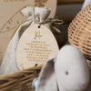Personalised Easter Bunny Food (wildlife safe) | Wooden Tag | Easter Gifts UK