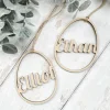 Personalised Easter Egg Tag | Wooden Name Labels | Easter Gift Tag | Laser Engraved | UK