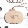 Personalised Engraved Pumpkin Tag