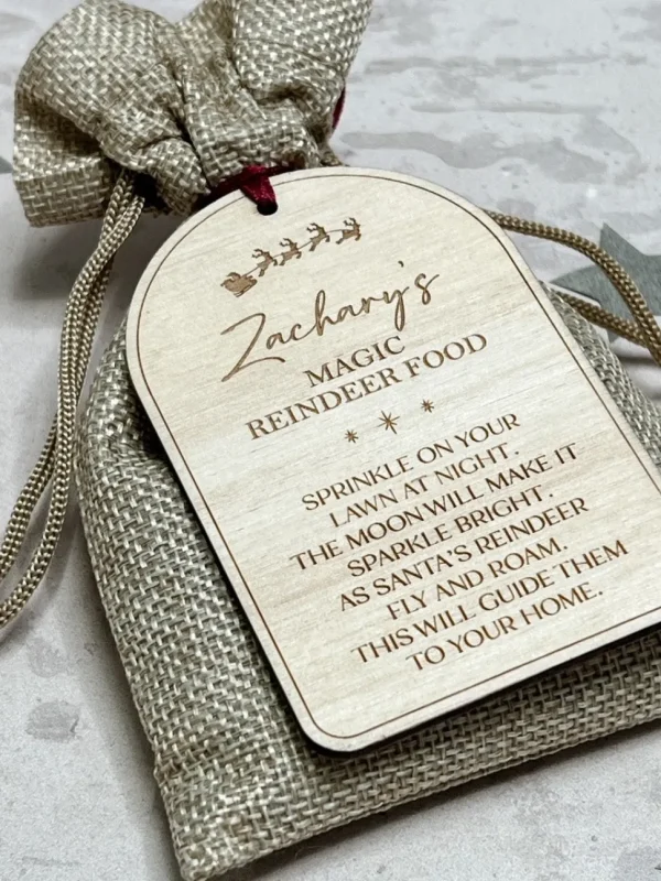 Personalised Magic Reindeer Food (wildlife safe) - New Design for '23