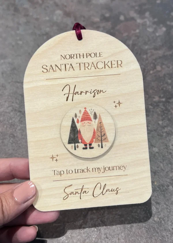 Personalised Santa Tracker - Scandi Santa Design
